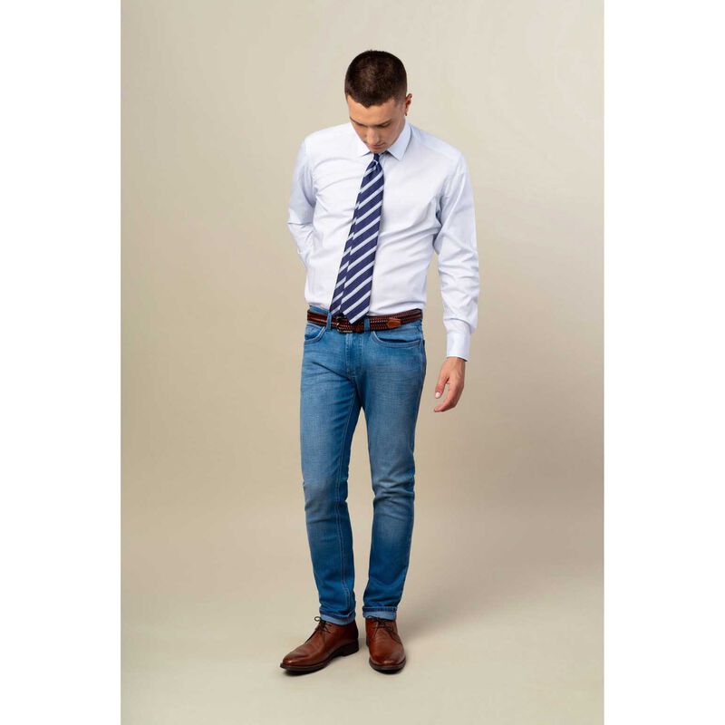 Rembrandt Barbican Light Blue Dot Shirt image number 3